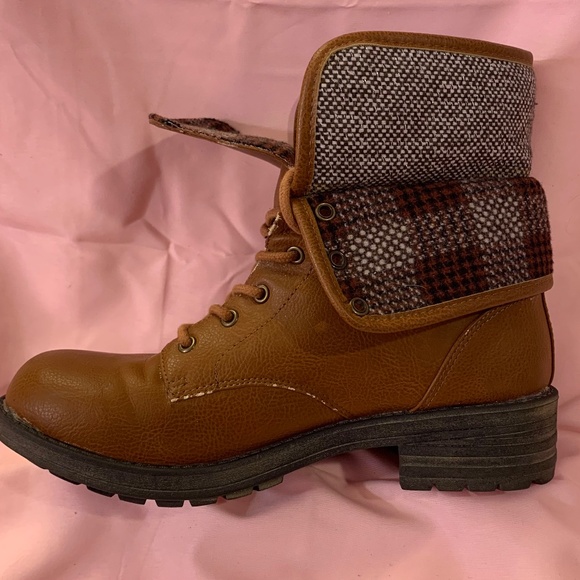 UNIONBAY Women's Sparky-u Leather Boot - Brown - Size 8 - Picture 5 of 8